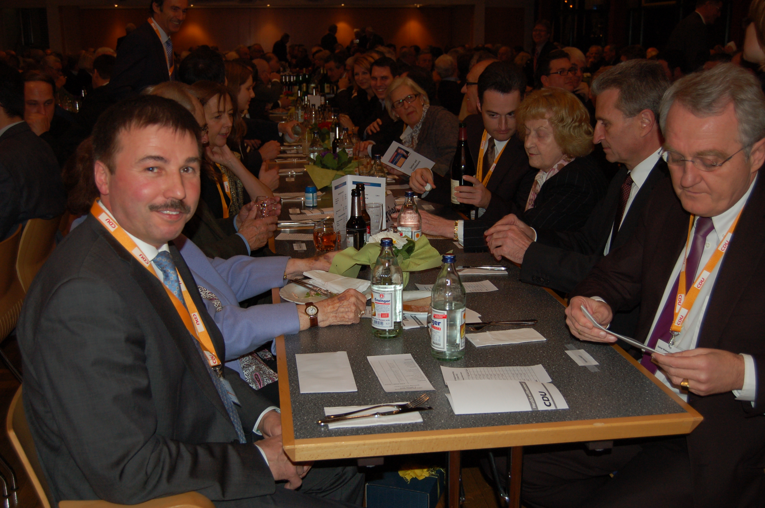 Konrad Epple MdL mit Günther Oettinger und Rainer Wieland