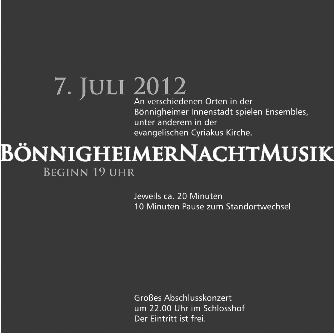 Bönnigheimer Nachtmusik