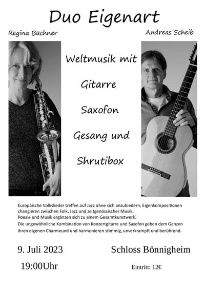 Kultur im Schloss: Duo EigenArt 