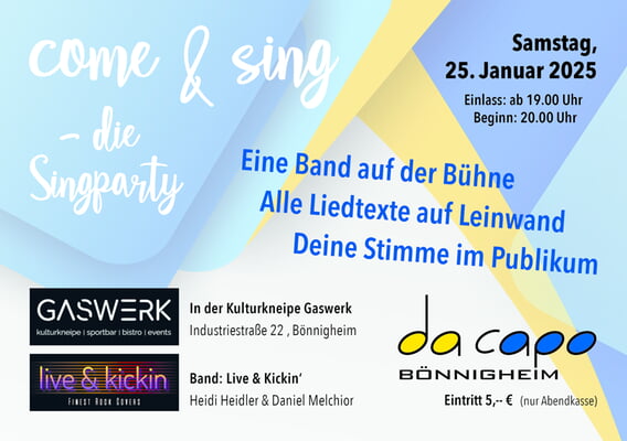 Come & Sing - die Singparty 