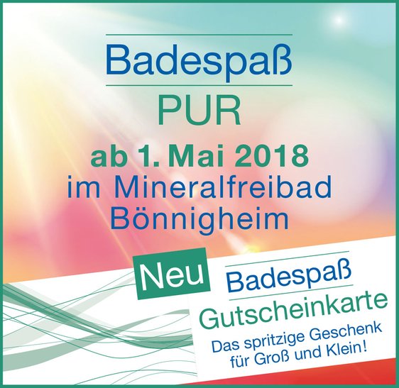 Anzeige Freibad 2018