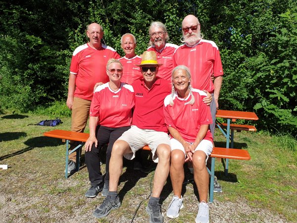 Anja, Jürgen, Ellen, Uli, Angelo, Paul, Karl