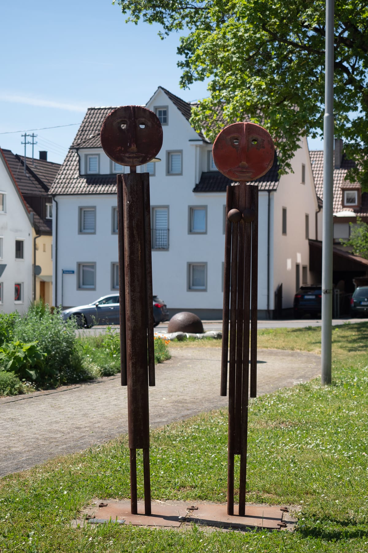 Skulptur 2 Museumsbesucher