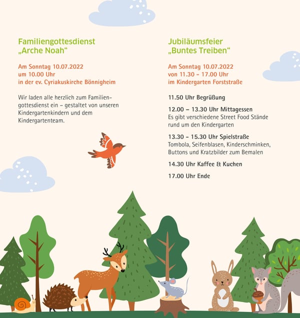 Jubiläum Kindergarten Forst
