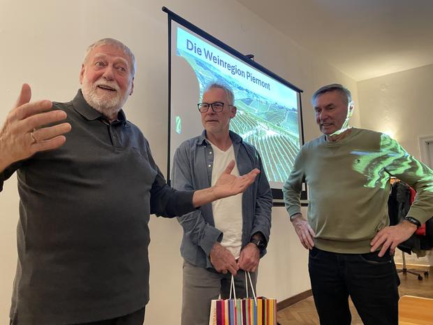 v.l.: Manfred Schm&auml;lzle, Uwe Mayer, Werner Krapf