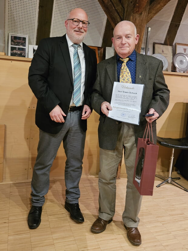 BM Schäuffele und Erwin Schock