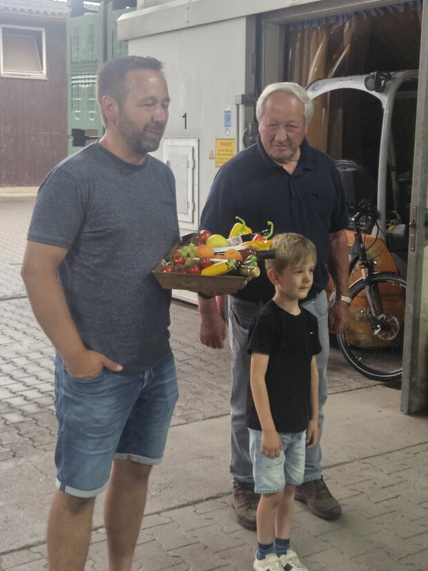 Dank an Gastgeber