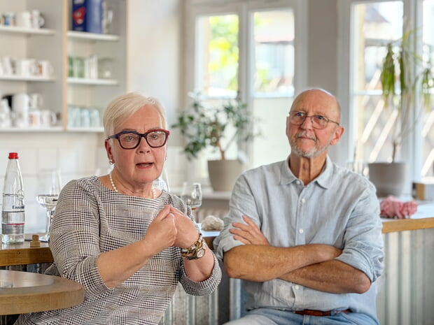 Uschi K&ouml;rber und Rolf Teuteberg berichten