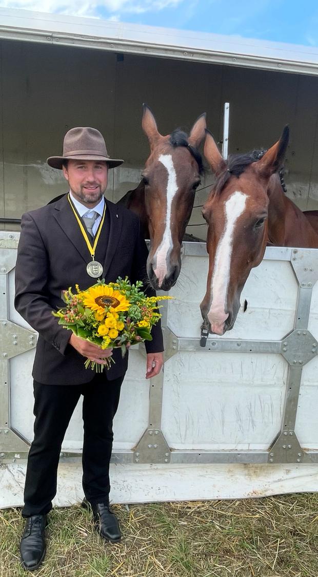 Lars Weiß mit Curly und Jolanda