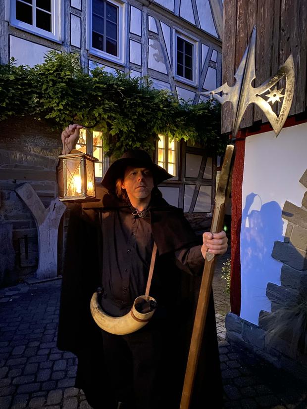 Mit dem Nachtw&auml;chter unterwegs