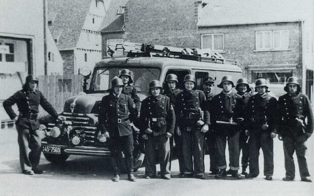 Erstes Bönnigheimer Feuerwehrauto 1952