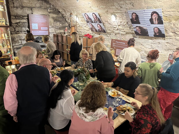 Weihnachtsfeier der Sozialstation Bönnigheim e.V. im Schnapsmuseum Bönnigheim