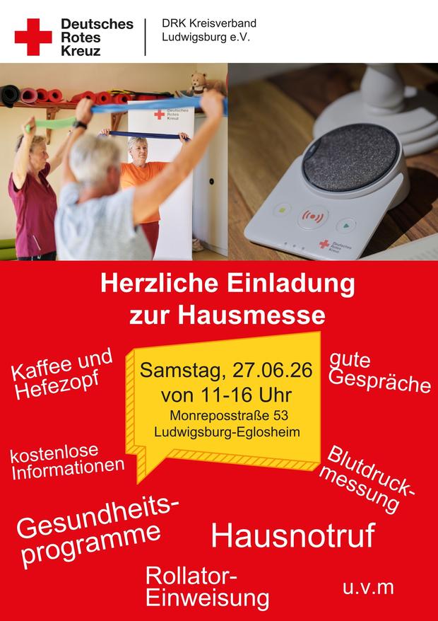 Einladung Hausmesse am 27.06.2026 in Ludwigsburg