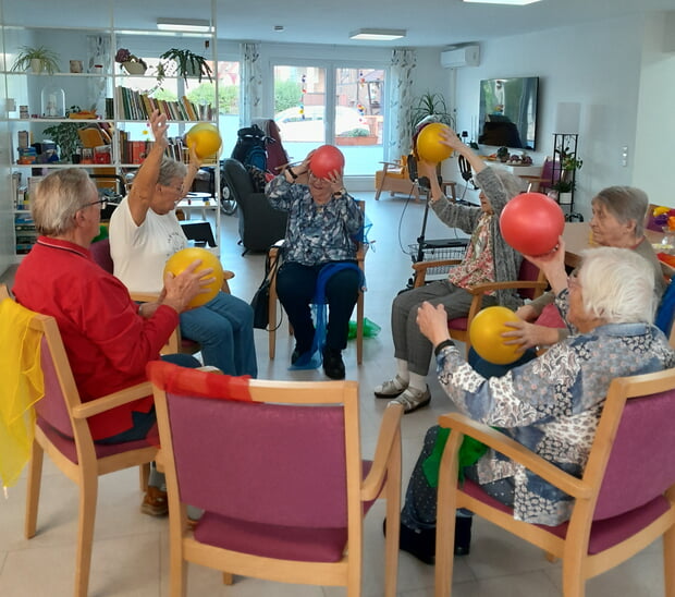 Gymnastiknachmittag im Anna-Riecker-Haus