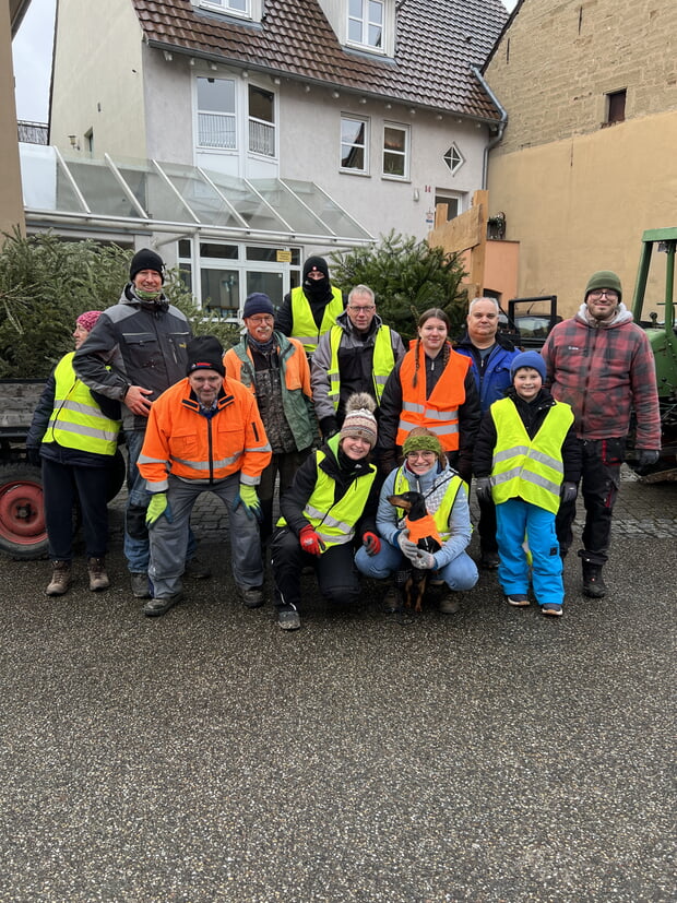 Gruppenfoto der Helferinnern und Helfer