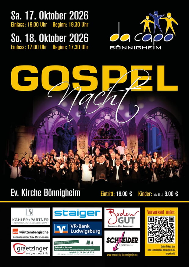 Gospelnacht 2026