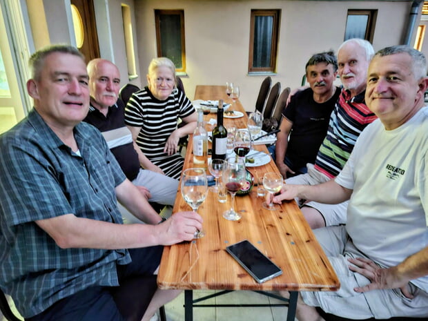 Delegationsbesprechnung mit B&uuml;rgermeister Miklos Meszaros (rechts)