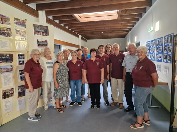 Gruppenbild Gesangverein Frohsinn Hohenstein eV.