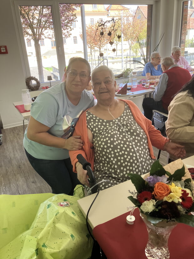 Geburtstag einer Bewohnerin