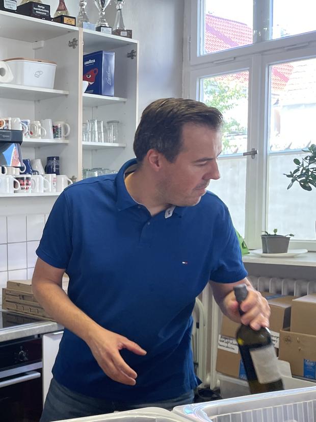 Markus Enderle, der aktive Gastgeber